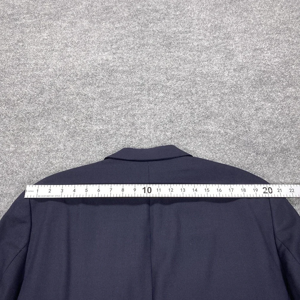 Ralph Lauren Blazer Mens 42 Blue Wool Classic 2-Piece Single-Breasted Lined